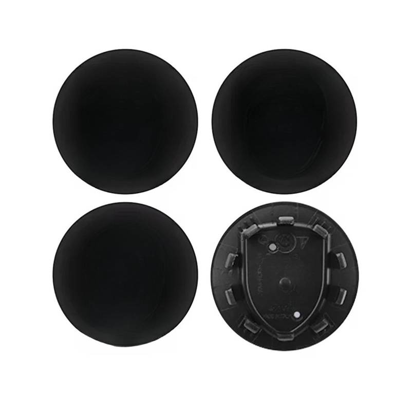 4 STÜCKE 76mm Auto Radnabenkappe Abdeckung Modifizierte Felgenkappe Kompatibel für Porsche(76mm black) von KKGHYYMG