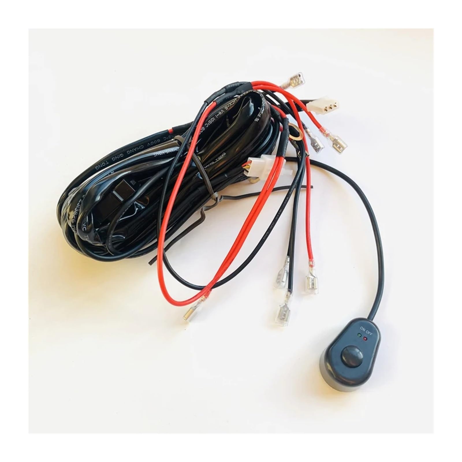 4-adriges 12-V-240-W-Universal-Autolichtlampe, EIN/AUS-Netzschalter, Relais-Kabelbaum-Kabelsatz für LED-HID-Scheinwerfer, Nebelscheinwerfer 4-adriges 12-V-240-W-Universal-Autolichtlampe, EIN/AUS-Netzschalter, Relais-Kabelbaum-Kabelsatz für LED-HID-Scheinwerfer, Nebelscheinwerfer von KKGHYYMG