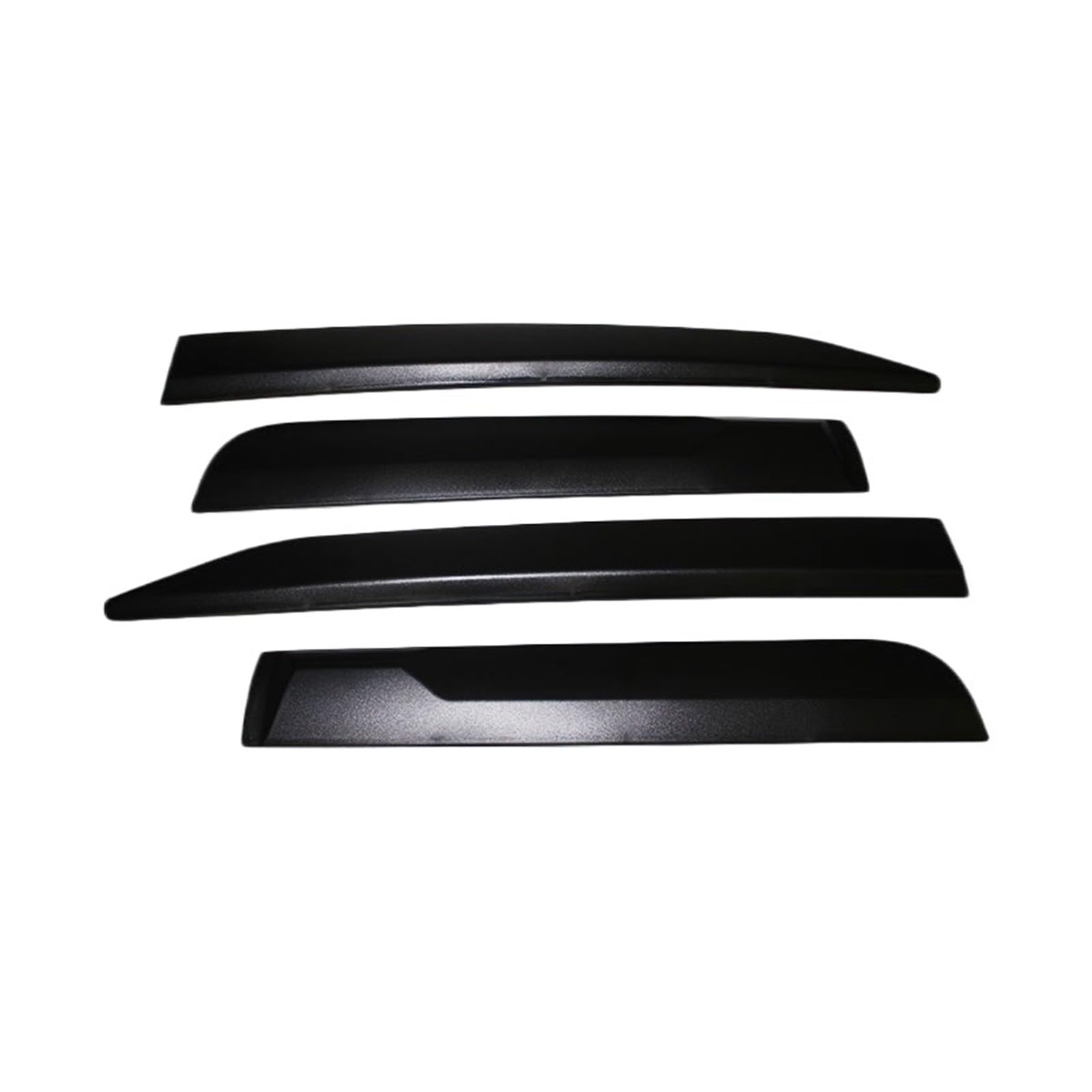Autozubehör ABS-Einspritzung Schwarze Seitenleisten Body Kits Trim Kompatibel für Hilux Revo Rocco 2016-2019 2020 2021 SR5 Invicible(BLACK) von KKGHYYMG