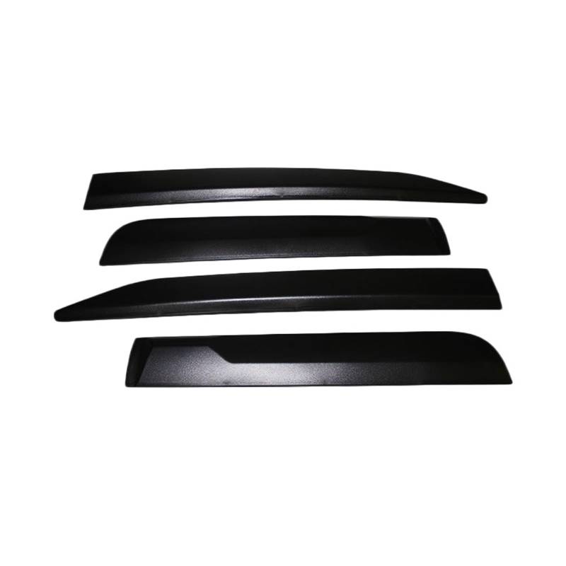 Autozubehör ABS-Einspritzung Schwarze Seitenleisten Body Kits Trim Kompatibel für Hilux Revo Rocco 2016-2019 2020 2021 SR5 Invicible(BLACK) von KKGHYYMG