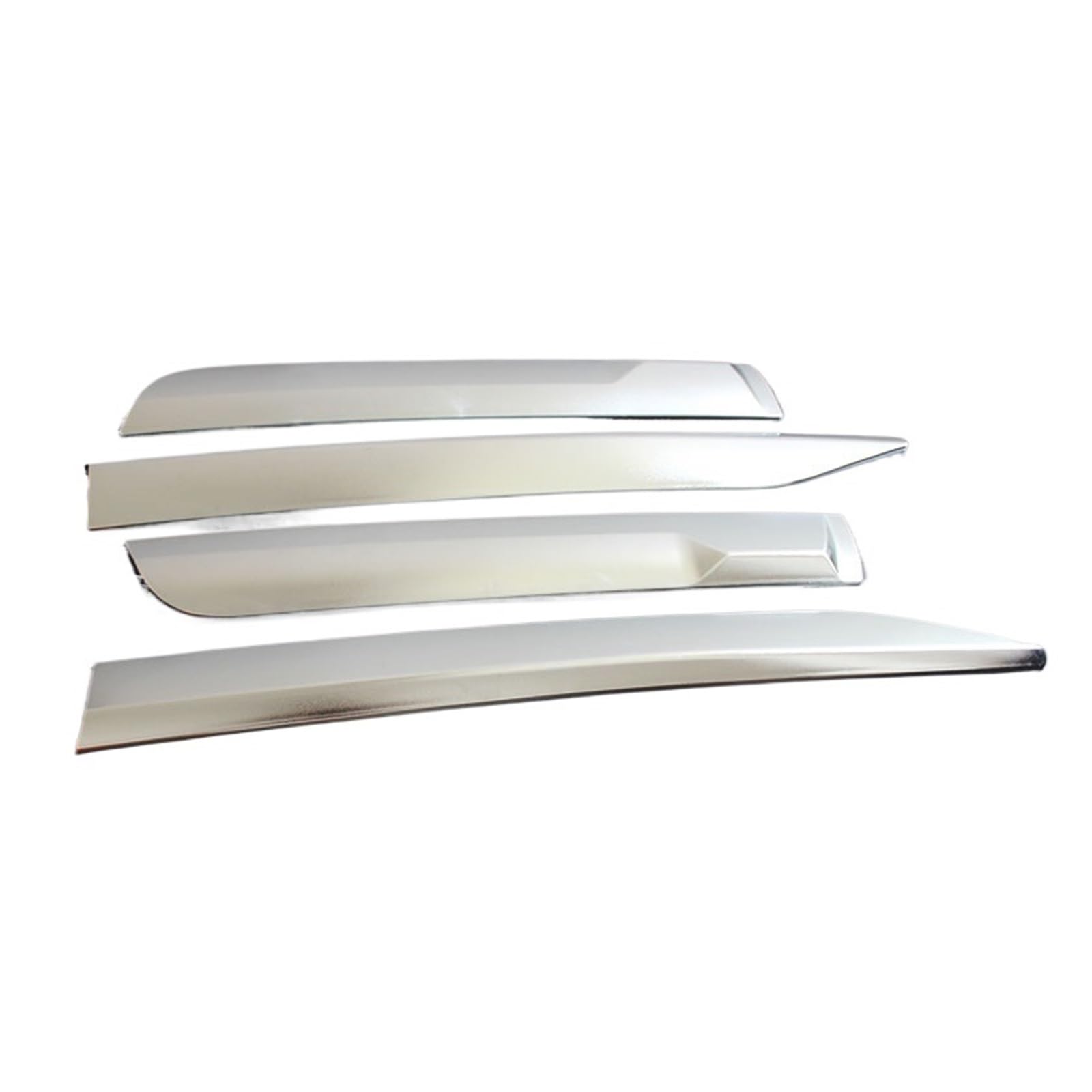 Autozubehör ABS-Einspritzung Schwarze Seitenleisten Body Kits Trim Kompatibel für Hilux Revo Rocco 2016-2019 2020 2021 SR5 Invicible(CHROME) von KKGHYYMG