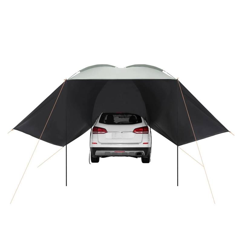 Fahrzeugmarkise, große Schattenabdeckung, Automarkise PU2000mm UV50+, Automarkise, tragbare Aufbewahrungstasche für LKW, SUV, Van, Camper von KKGHYYMG