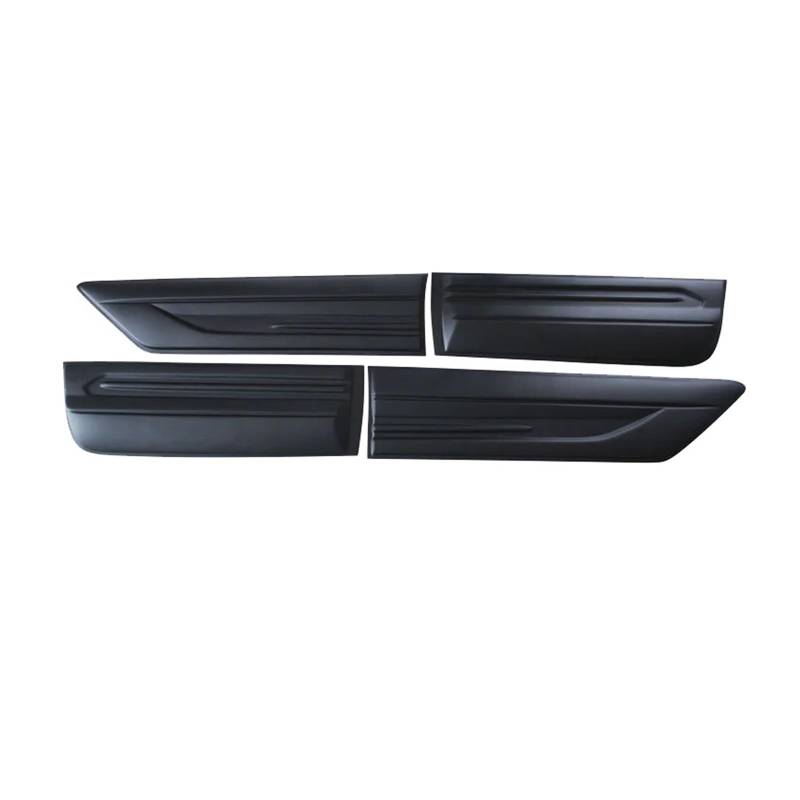 Karosserieverkleidung kompatibel für Toyota Hilux Revo 2015 2016 2017 4x4 Truck Mattschwarze Seitentürverkleidung von KKGHYYMG