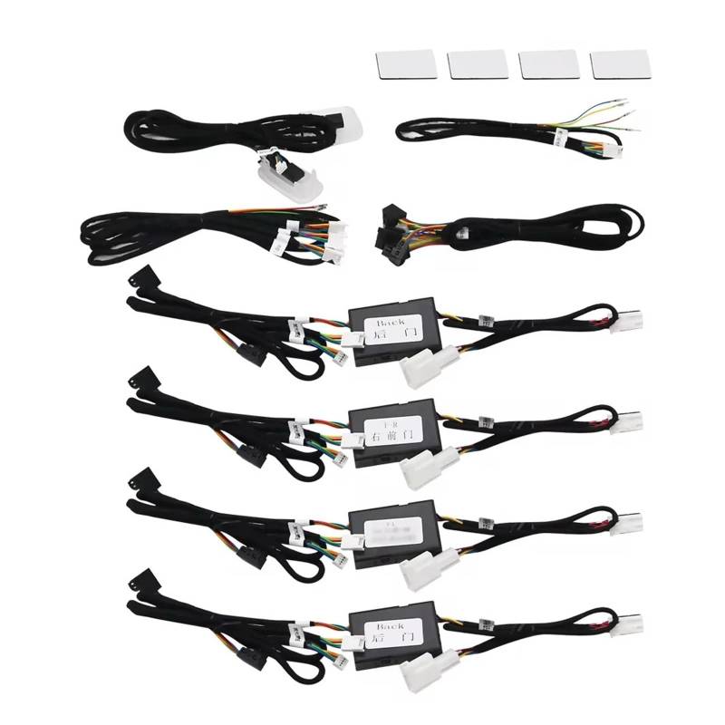 Kompatibel für Mercedes W205 2015-2018 X253 GLC 2015-2019 LED Atmosphäre 3 Farbe Umgebungs Licht Upgrade 64 Farbe Kabel Stecker Modul(Sku2) von KKGHYYMG