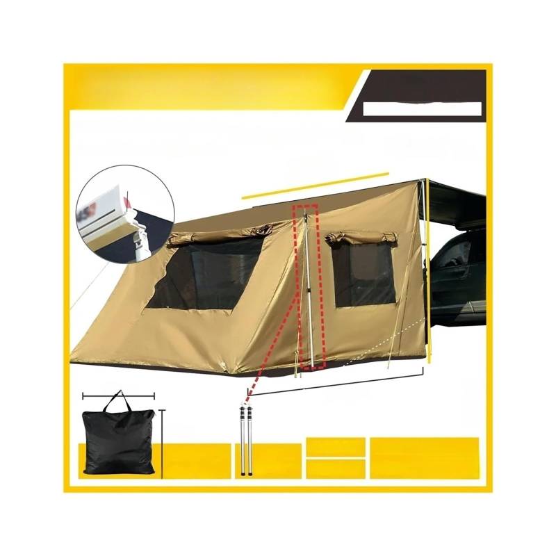 Outdoor-RV-Markise Erweiterungszelt Seitenzelt(Other) von KKGHYYMG