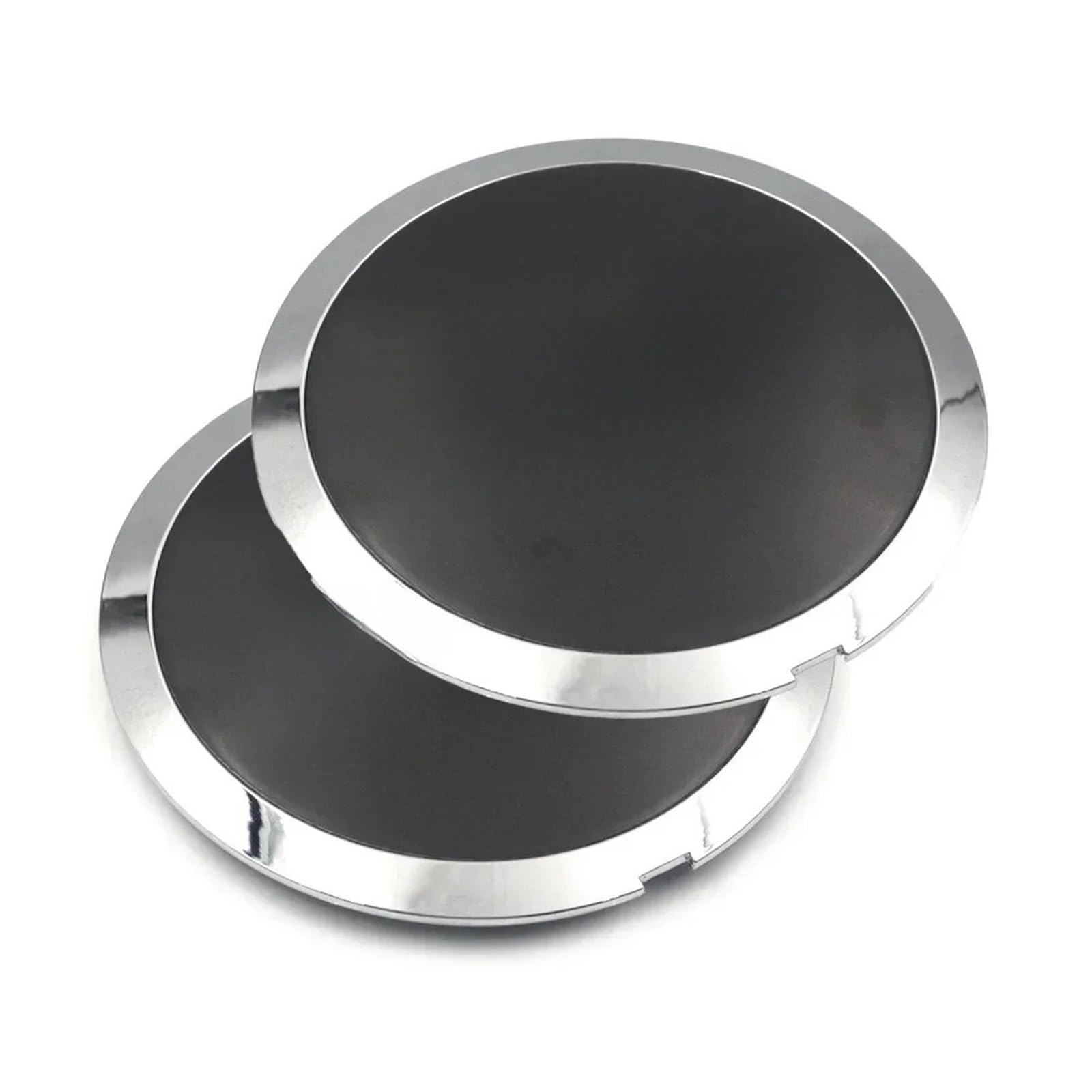 Silbrige 133 mm Radkappe, Kompatibel Für Fiat Wheels Centre Hub Caps Set68078419AC 68078421AC Staubschutzkappe Radnabenkappe Ersatz(2pcs) von KKGHYYMG