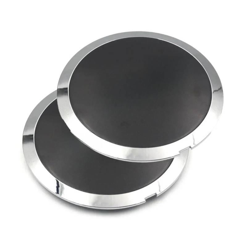 Silbrige 133 mm Radkappe, Kompatibel Für Fiat Wheels Centre Hub Caps Set68078419AC 68078421AC Staubschutzkappe Radnabenkappe Ersatz(2pcs) von KKGHYYMG