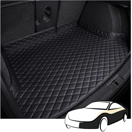 Kofferraummatte für Renault Kangoo Rapid (2021 2022 2023 2024), Kofferraumschutzmatte, rutschfeste und wasserdichte Kofferraumschutzmatte,1 Black von KKHBD