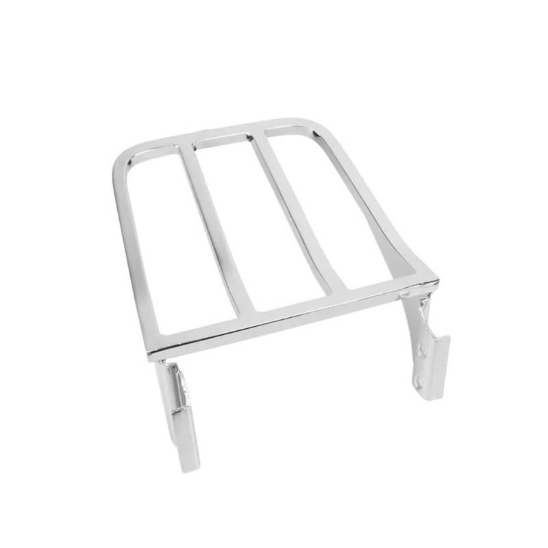 Motorrad Heckablage Für Sportster XL 883 1200 FLST FLSTC FLSTSC Dyna So&ftail Motorrad Sissy Bar Rückenlehne Hinten Gepäckträger Unterstützung Chrom von KKIXAPM