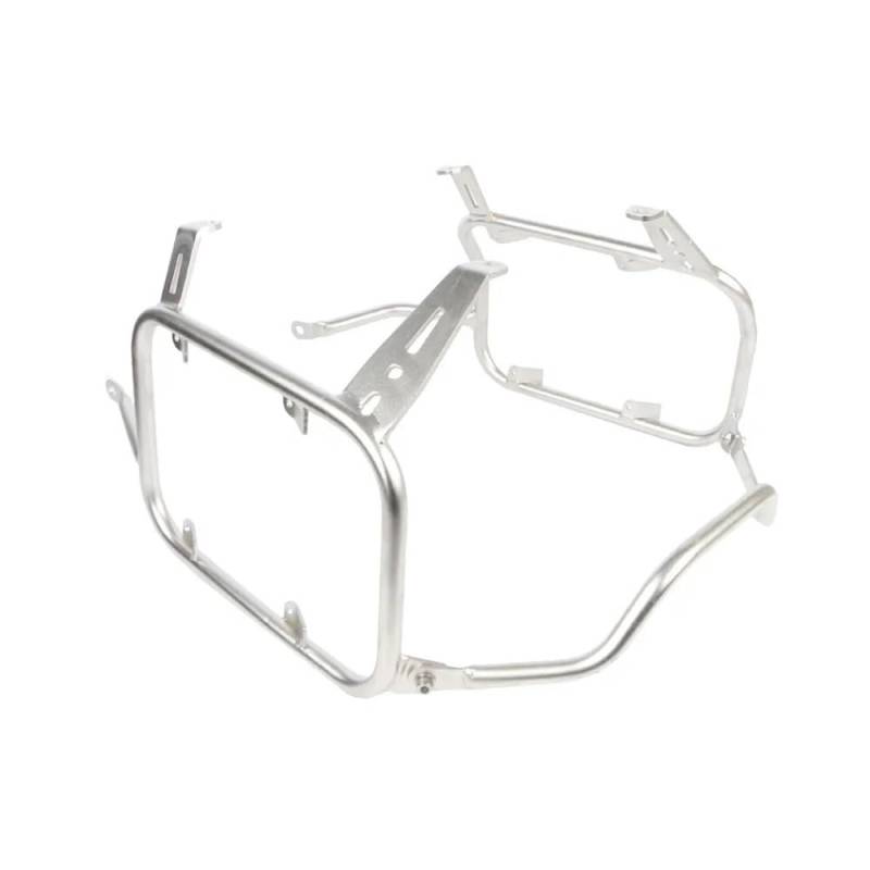 Motorrad Heckablage Für & 900DS 900DSX 2024 Motorrad Edelstahl Packtaschen Rack Top Fall Tablett Seite Gepäck Boxs Satteltasche Halterung Unterstützung von KKIXAPM