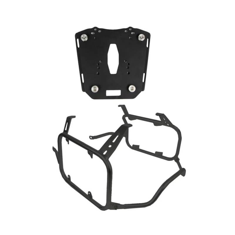 Motorrad Heckablage Für & 900DS 900DSX 2024 Motorrad Edelstahl Packtaschen Rack Top Fall Tablett Seite Gepäck Boxs Satteltasche Halterung Unterstützung von KKIXAPM