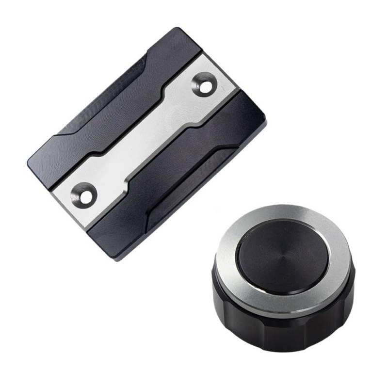 Motorrad Ölbecherschutz Für MT-09 MT 09 Mt09 FZ09 2014-2020 2021 2022 Motorrad Teile Vorderen Und Hinteren Bremsflüssigkeit Tankdeckel Reservoir Kappe von KKIXAPM