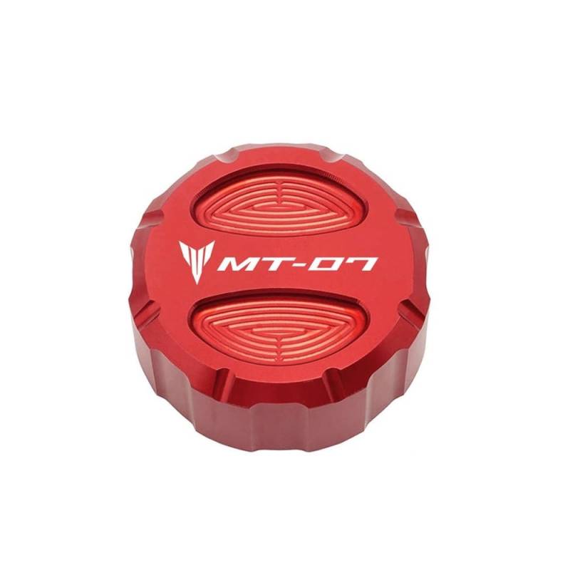 Motorrad Ölbecherschutz Für MT07 2021 2022 MT 07 FZ07 2014-2023 Motorrad CNC Vorne Hinten Brems Flüssigkeit Reservoir Abdeckung Motor Öl Kappe von KKIXAPM