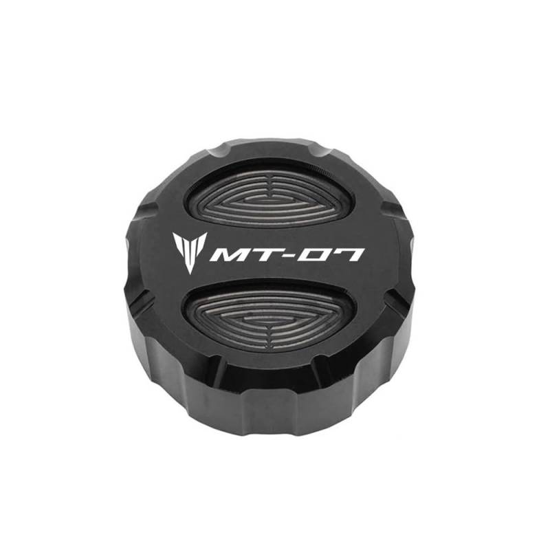 Motorrad Ölbecherschutz Für MT07 2021 2022 MT 07 FZ07 2014-2023 Motorrad CNC Vorne Hinten Brems Flüssigkeit Reservoir Abdeckung Motor Öl Kappe von KKIXAPM