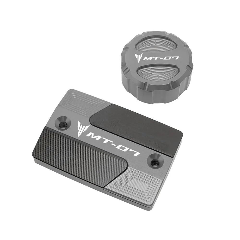 Motorrad Ölbecherschutz Für MT07 2021 2022 MT 07 FZ07 2014-2023 Motorrad CNC Vorne Hinten Brems Flüssigkeit Reservoir Abdeckung Motor Öl Kappe Motorrad Ölbecherschutz Für MT07 2021 2022 MT 07 FZ07 2014-2023 Motorrad CNC Vorne Hinten Brems Flüssigkeit Reservoir Abdeckung Motor Öl Kappe von KKIXAPM