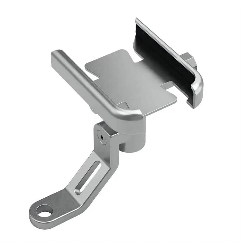 Handy Fahrradhalterung Motorrad Telefon Halter Aluminium Legierung Ständer Zubehör Für F900R F900XR 2020 2021 2022 2023 2024 Motorrad Navigation Halter Handyhalter Motorrad(Mirror type Silver) von KKMNAIF