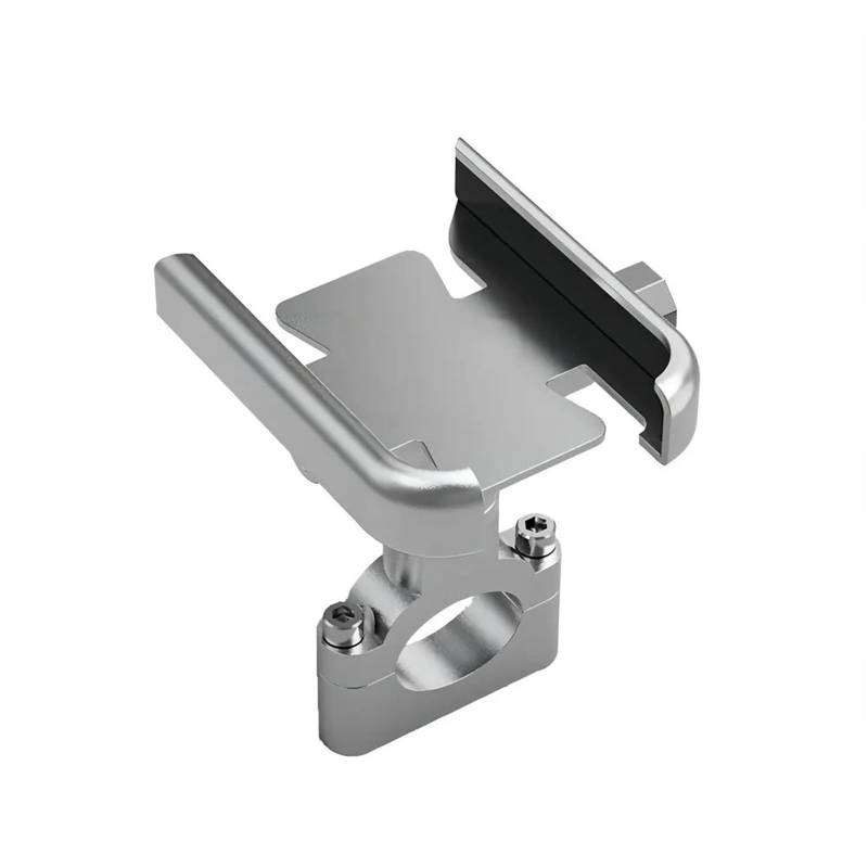 KKMNAIF Handy Fahrradhalterung Motorrad Telefon Halter Aluminium Legierung Ständer Zubehör Für F900R F900XR 2020 2021 2022 2023 2024 Motorrad Navigation Halter Handyhalter Motorrad(Handlebar Silver) von KKMNAIF
