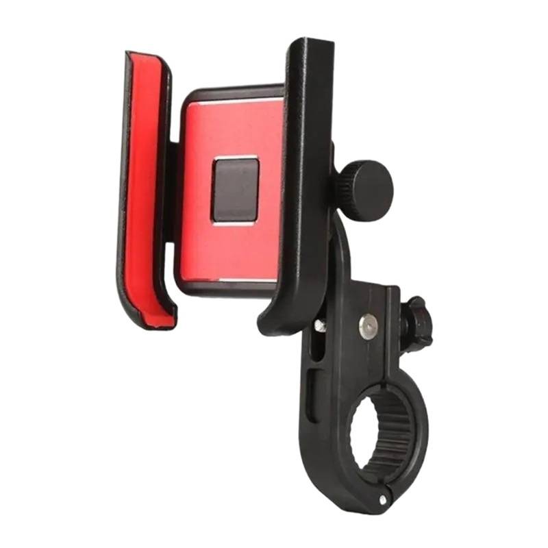 KKMNAIF Motorrad Fahrrad Handyhalterung Motorrad Handy Halterung Telefon Halter Mobile Navigation Fotografie, Der Telefon Anrufe Stabile Handyhalterung Motorrad(Handlebar Red) von KKMNAIF