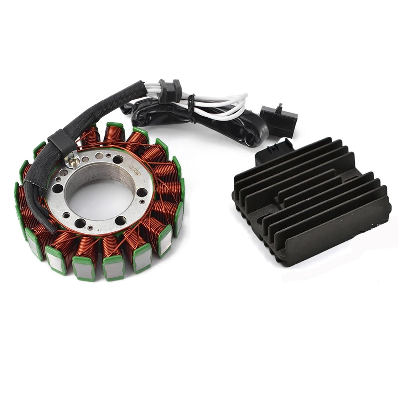 KKMNAIF Motorrad Generator Stator Spule + Spannungsreglergleichrichter Für Kawasaki Für V-sys 650 ER6N KLE650 ER400 ER4N 400R EX400 Gleichrichter Regler KKMNAIF Motorrad Generator Stator Spule + Spannungsreglergleichrichter Für Kawasaki Für V-sys 650 ER6N KLE650 ER400 ER4N 400R EX400 Gleichrichter Regler von KKMNAIF