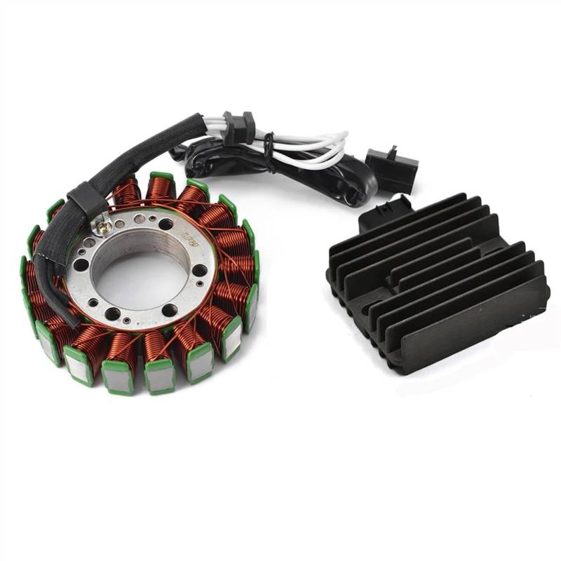 KKMNAIF Motorrad Generator Stator Spule + Spannungsreglergleichrichter Für Kawasaki Für V-sys 650 ER6N KLE650 ER400 ER4N 400R EX400 Gleichrichter Regler von KKMNAIF
