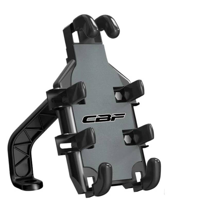 KKMNAIF Motorrad Handyhalter Für CBF125 CBF190R CBF500 CBF600 CBF1000 Zubehör Motorrad Lenker Handy Halter GPS Stand Halterung Motorrad Telefon Halter Klemme Handyhalterung Fahrrad(Mirror -B) von KKMNAIF