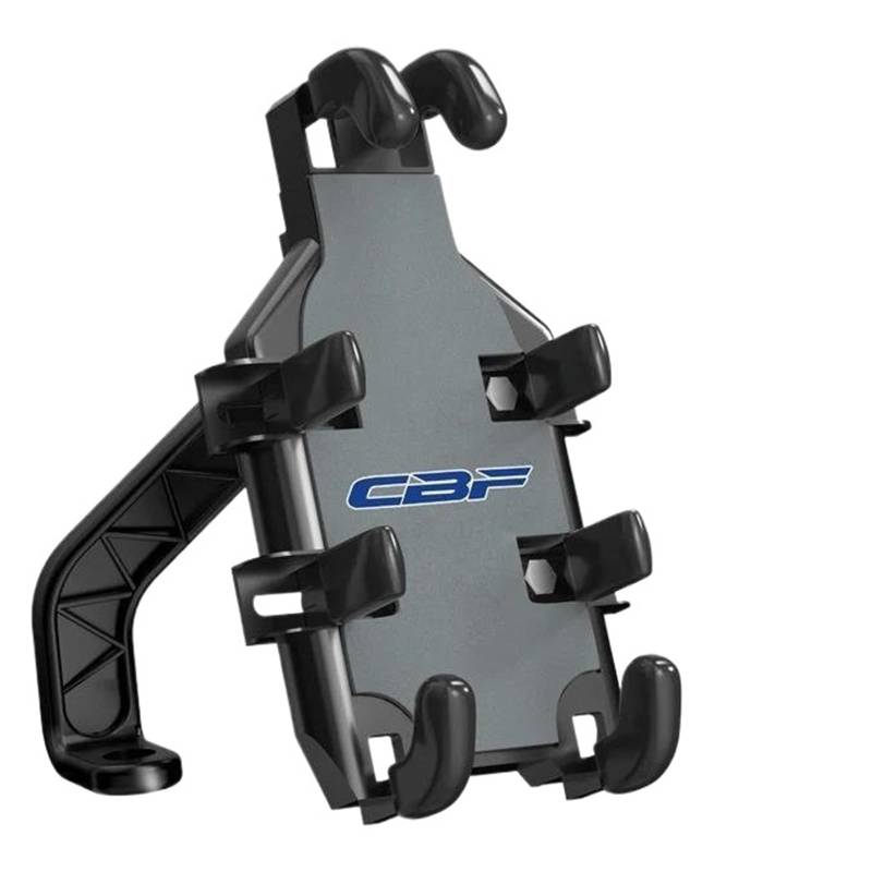 KKMNAIF Motorrad Handyhalter Für CBF125 CBF190R CBF500 CBF600 CBF1000 Zubehör Motorrad Lenker Handy Halter GPS Stand Halterung Motorrad Telefon Halter Klemme Handyhalterung Fahrrad(Mirror -C) von KKMNAIF