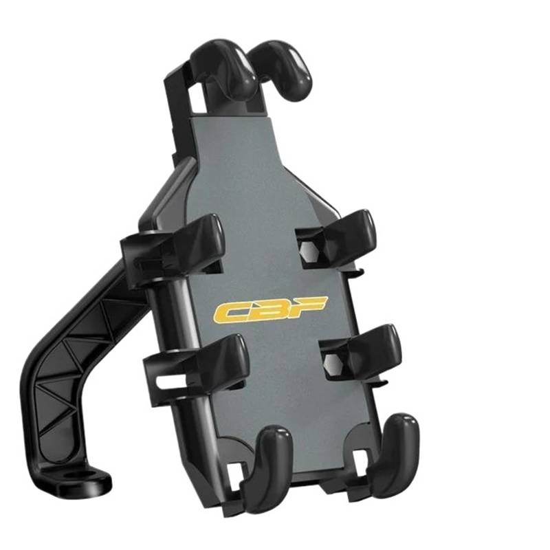 KKMNAIF Motorrad Handyhalter Für CBF125 CBF190R CBF500 CBF600 CBF1000 Zubehör Motorrad Lenker Handy Halter GPS Stand Halterung Motorrad Telefon Halter Klemme Handyhalterung Fahrrad(Mirror -D) von KKMNAIF