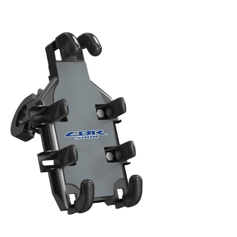 KKMNAIF Motorrad Handyhalter Für CBR500R Zubehör Motorrad Lenker Handy Halter GPS Stand Halterung Motorrad Navigation Telefon Unterstützung Verstellbare Fahrrad Handyhalterung(Blue-Handlebar) von KKMNAIF