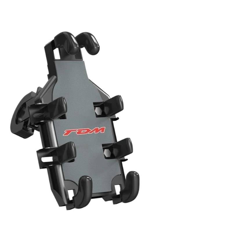 KKMNAIF Motorrad Handyhalter Für TDM 850 TDM 900 Zubehör Motorrad Lenker Handy Halter GPS Stand Halterung Motorrad Navigation Halterung Verstellbare Fahrrad Handyhalterung(Red-Handlebar) von KKMNAIF