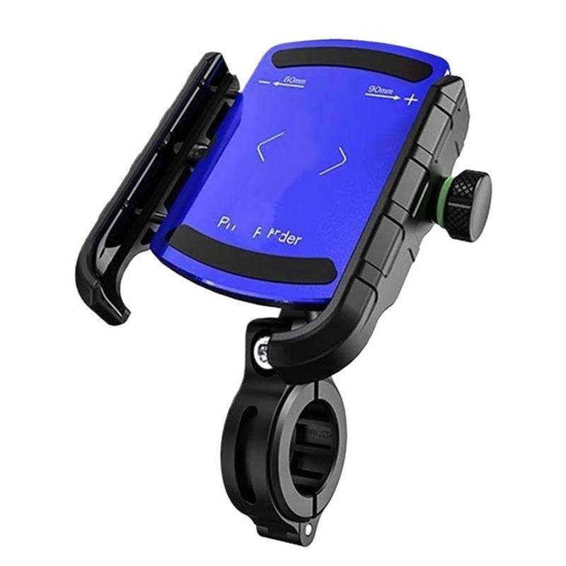 KKMNAIF Motorrad Handyhalter Motorrad Telefon Holde Motorrad GPS Stand Halterung Handy Halterung Motorrad Lenker Navigation Halterung Handyhalterung Fahrrad(Blue) von KKMNAIF
