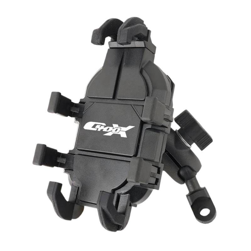 KKMNAIF Motorrad Lenker Halter Für C400GT C400X Motorrad Handy Halter Stehen GPS Halterung Unterstützung Moto Zubehör Motorrad Navigation Halterung Verstellbare Fahrrad Handyhalterung(C400X Mirror) von KKMNAIF