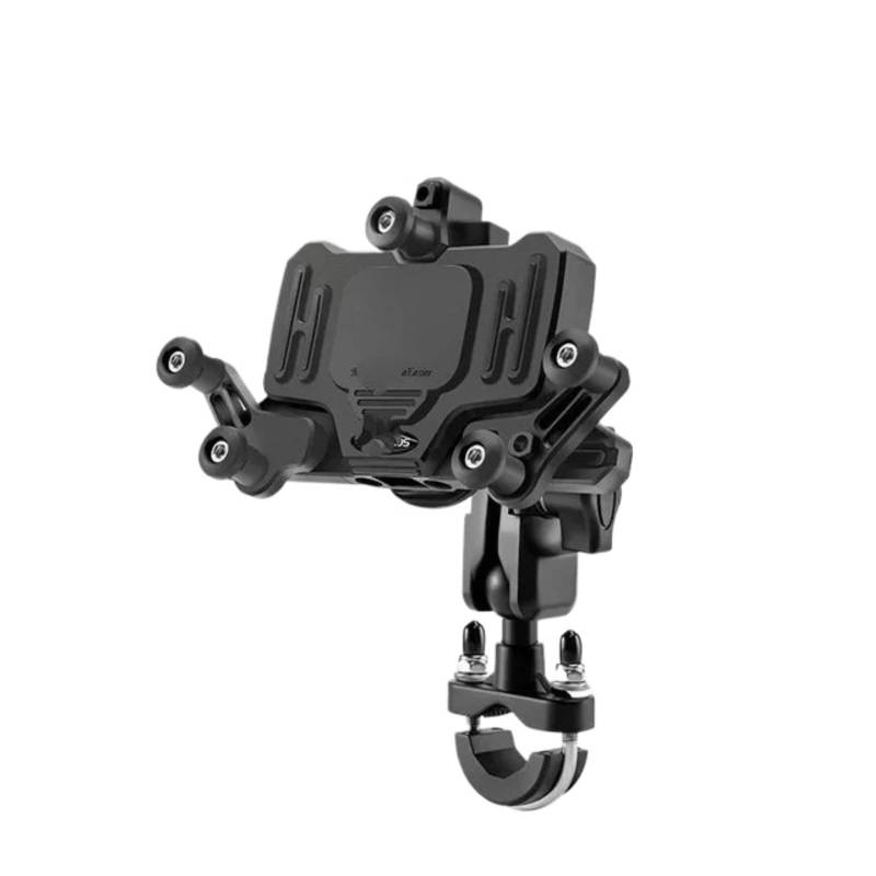 Motorrad Fahrrad Handyhalterung Moto Navigation Motorrad-Telefonhalter 360 ° Verstellbar Stoßfest Motocross Navigationsständer U-förmige Fahrradhalterung Motorrad-Handyhalterung Handyhalterung Motorra von KKMNAIF