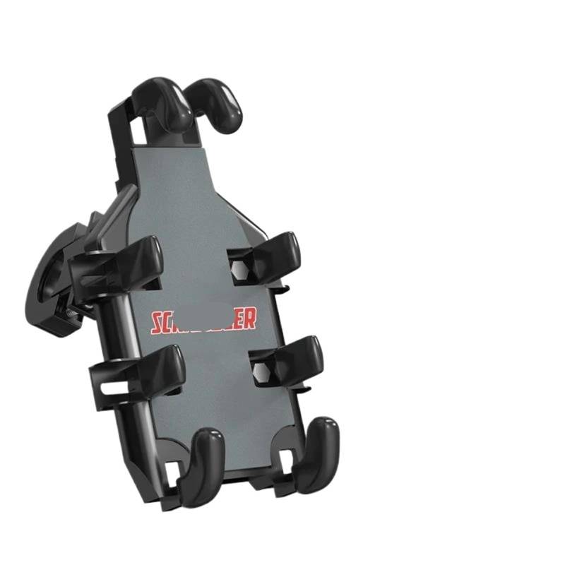 Motorrad Handyhalter Für DUCATI Für Scrambler 400 800 1100 Zubehör Motorrad Lenker Handy Halter GPS Stand Halterung Motorrad Lenker Navigation Halterung Verstellbare Fahrrad Handyhalterung(Red-Handleb von KKMNAIF