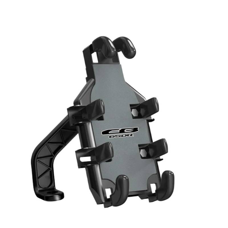 Motorrad Lenker Halter Für CB650R 2019-2023 2022 Zubehör Motorrad Lenker Handy Halter GPS Stand Halterung Motorrad Navigation Telefon Unterstützung Verstellbare Fahrrad Handyhalterung(Mirror holder -A von KKMNAIF