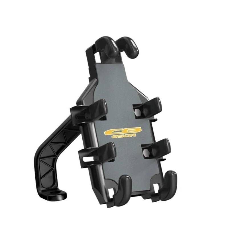 Motorrad Lenker Halter Für CB650R 2019-2023 2022 Zubehör Motorrad Lenker Handy Halter GPS Stand Halterung Motorrad Navigation Telefon Unterstützung Verstellbare Fahrrad Handyhalterung(Mirror holder -D von KKMNAIF