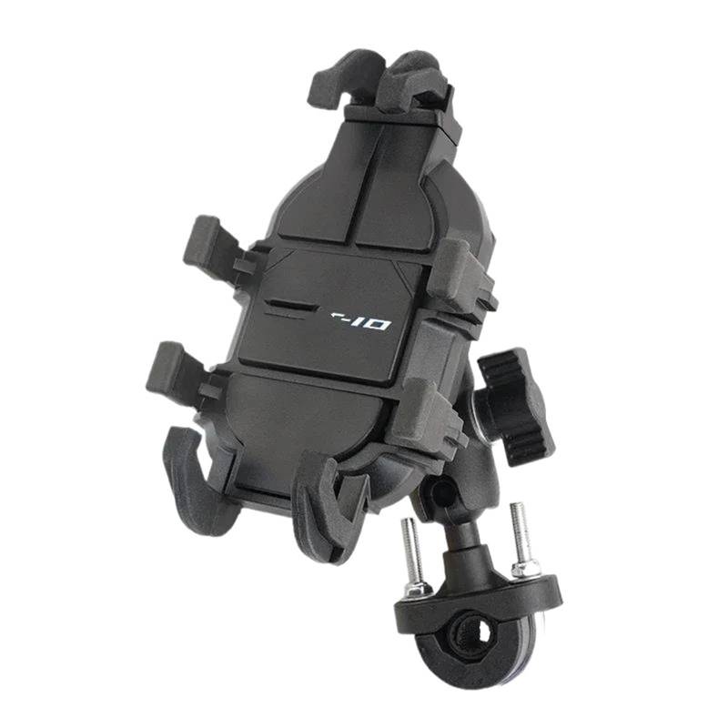 Motorrad Lenker Halter Für MT-10 2024 2023 2022 2021 2020 Zubehör Motorrad Stoßfester Lenker Handyhalter GPS-Ständerhalterung Motorrad-Lenker-Telefonhalter Verstellbare Fahrrad Handyhalterung(Handleba von KKMNAIF
