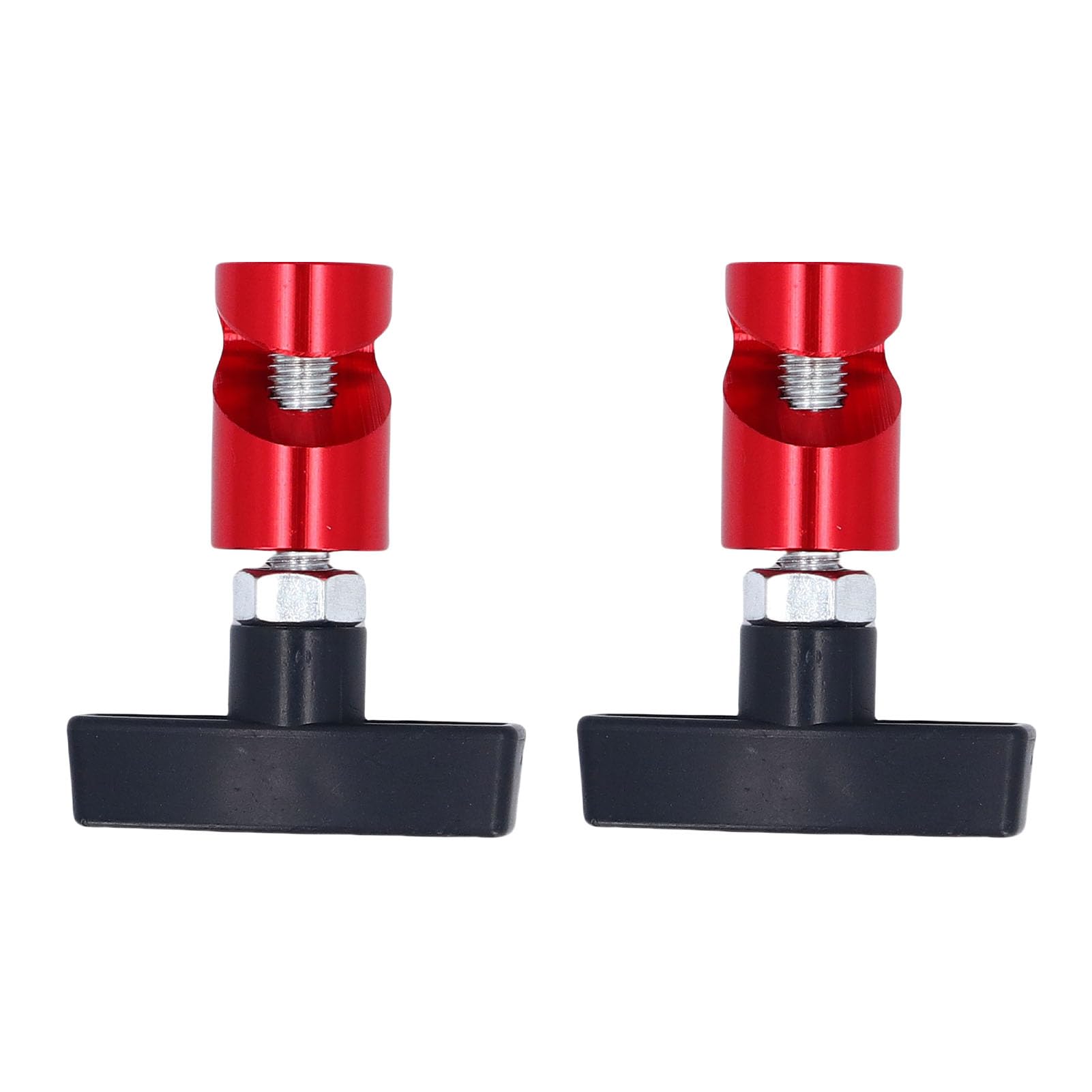 2pcs Car Hood Support Stange Reparaturwerkzeug, Mehrzweck -Hebestange Anti -Pinch -Gerät für Limousinen -SUVs Vehikel (Rot) von KKPLZZ