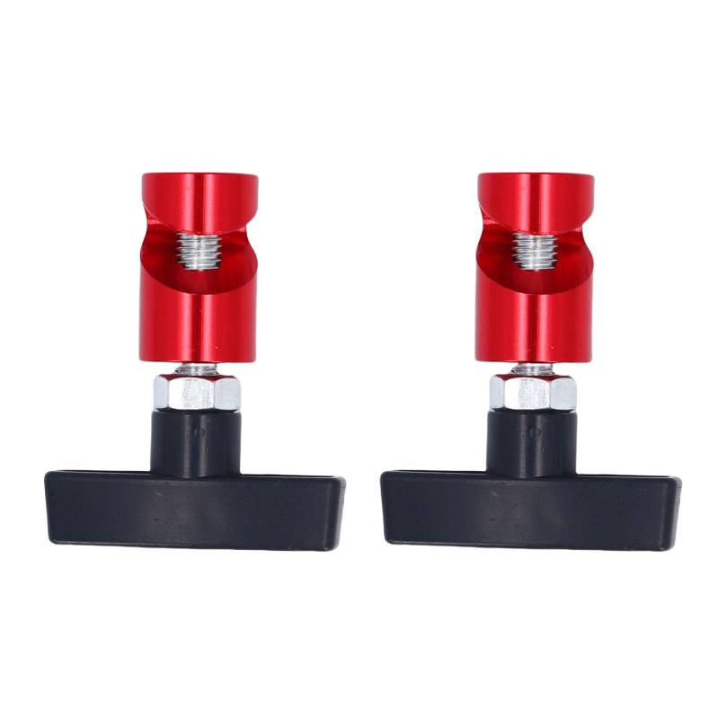 2pcs Car Hood Support Stange Reparaturwerkzeug, Mehrzweck -Hebestange Anti -Pinch -Gerät für Limousinen -SUVs Vehikel (Rot) von KKPLZZ