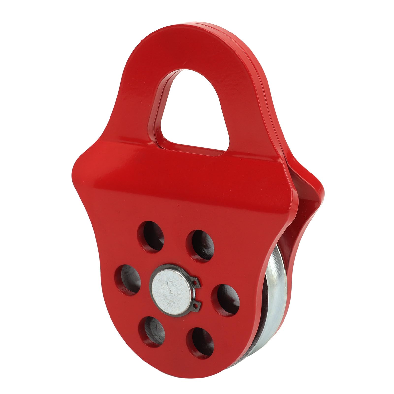 Snatch Block Abschlepprolle 4T Tragfähigkeit Hochleistungswindenrolle Rot LKW-Traktor ATV UTV Snatch Block Abschlepprolle 4T Tragfähigkeit Hochleistungswindenrolle Rot LKW-Traktor ATV UTV von KKPLZZ