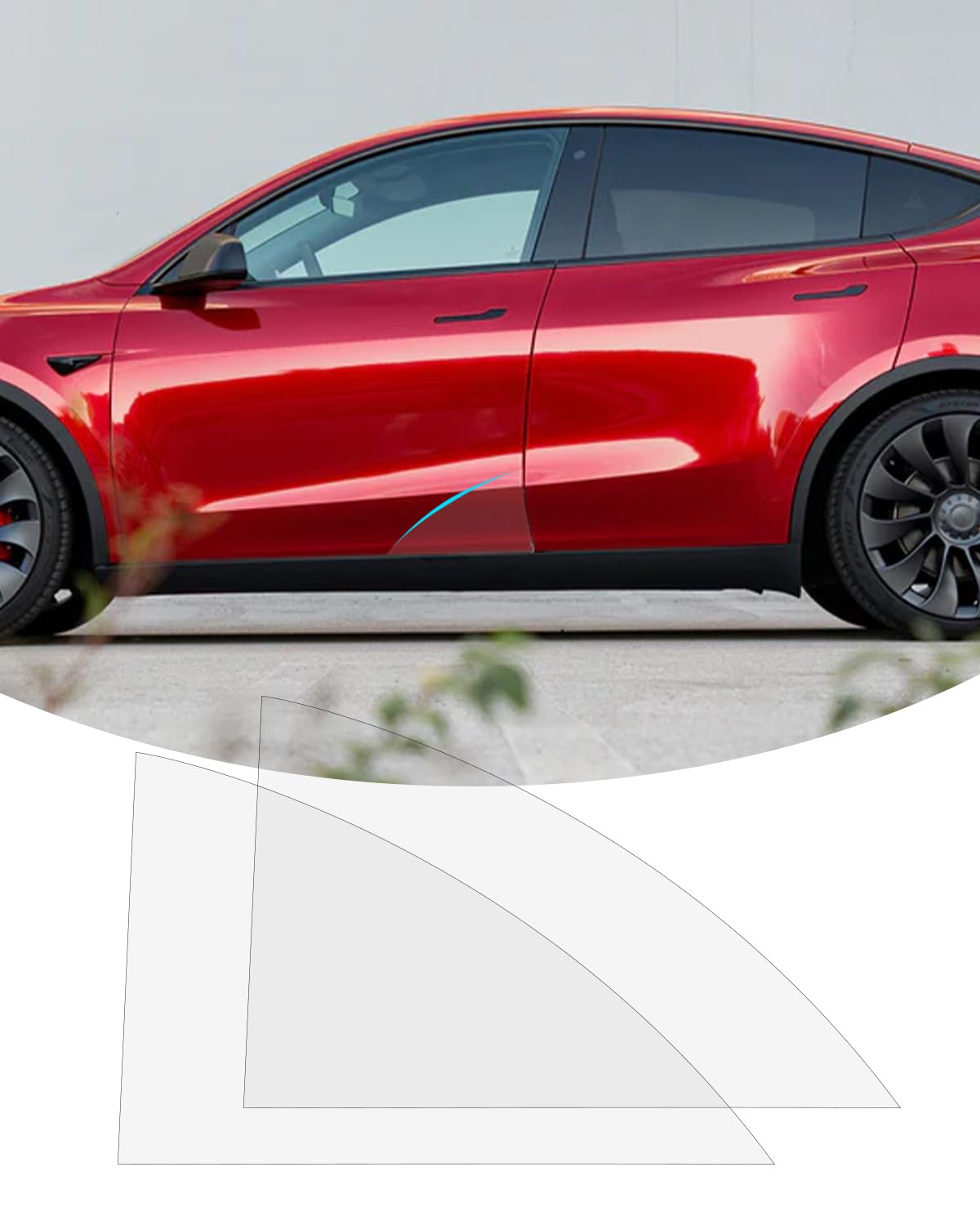 KKTR-CAR für Tesla Model Y PPF Film Tür Vorne Klare Lackschutz 8 Mil Dicke Folie Set, Vorne Tür Zubehör Selbstheilung Schild Flexible Film Wrap Auto KKTR-CAR für Tesla Model Y PPF Film Tür Vorne Klare Lackschutz 8 Mil Dicke Folie Set, Vorne Tür Zubehör Selbstheilung Schild Flexible Film Wrap Auto von KKTR-CAR