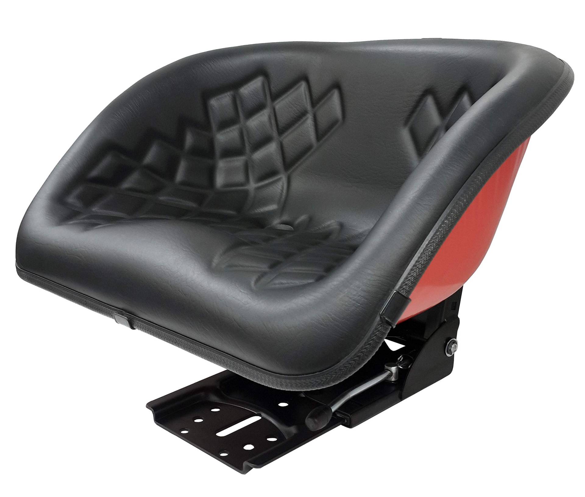 KLARA SEATS Schalensitz mit Federung Metall Rot, Polster SW KLARA SEATS Schalensitz mit Federung Metall Rot, Polster SW von KLARA SEATS