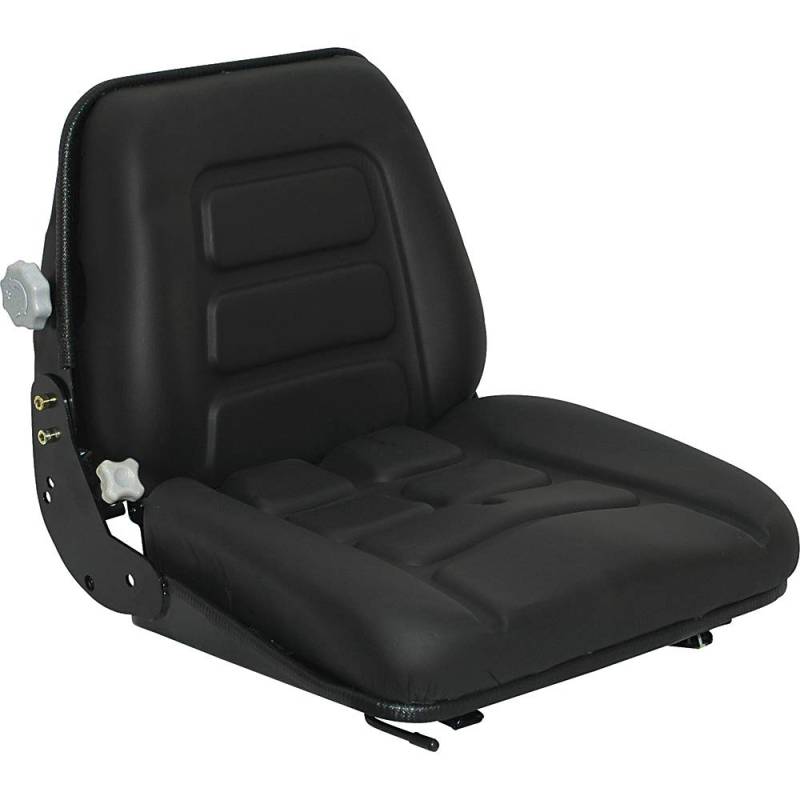 KlaraSeats Fahrersitz GS 12 PVC HD Schwarz von KLARA SEATS