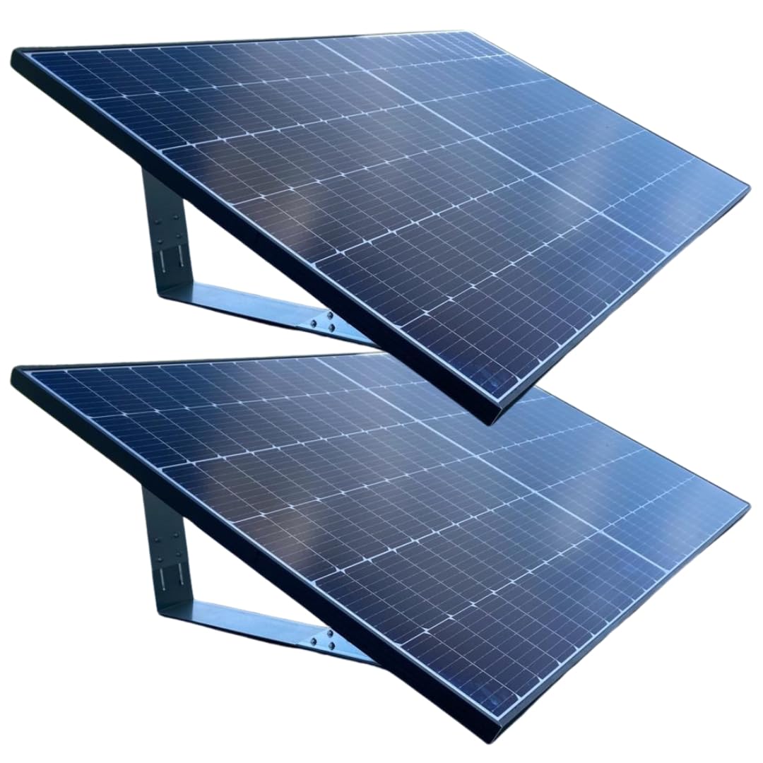 Balkonkraftwerk Halterung Flachdach - KLARBEIT Solarpanel Halterung - PV Halterung Flachdach | PV Modul Halterung Set für 2 Module - Solarmodul Halterung Flachdach Balkonkraftwerk Halterung Flachdach - KLARBEIT Solarpanel Halterung - PV Halterung Flachdach | PV Modul Halterung Set für 2 Module - Solarmodul Halterung Flachdach von KLARBEIT