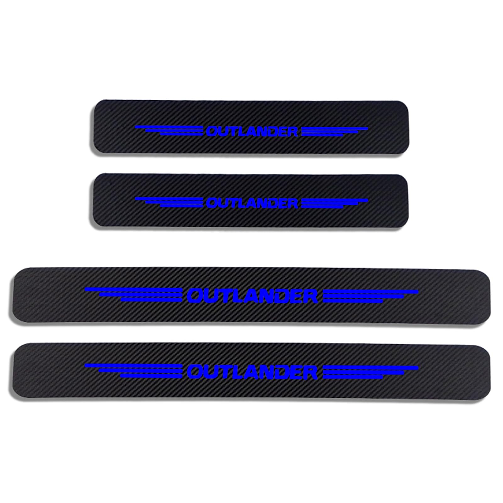 4 Stück Auto Kohlefaser Einstiegsleisten Kick Plates Aufkleber für Mitsu-bishi Outlander, Car Türschwelle Scuff Pedal Anti Scratch Schwellenabdeckung Schutz Trim Sticker Zubehör,Blue 4 Stück Auto Kohlefaser Einstiegsleisten Kick Plates Aufkleber für Mitsu-bishi Outlander, Car Türschwelle Scuff Pedal Anti Scratch Schwellenabdeckung Schutz Trim Sticker Zubehör,Blue von KLHYWEN