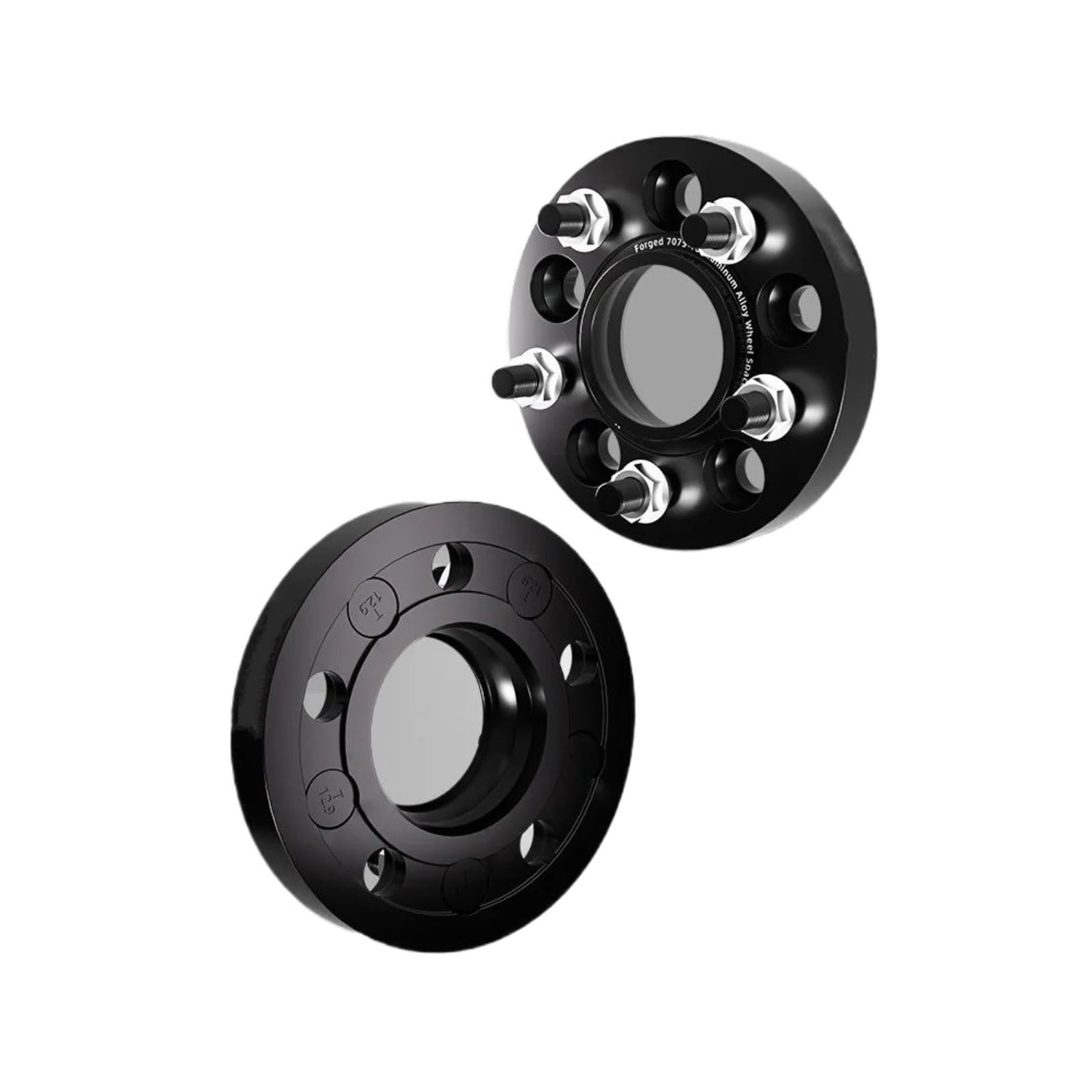 Distanzscheibe Räder Für Wey Latte 2 Stücke PCD 5x114.3 CB 64.1mm Flansch Platte T6-7075 Spurverbreiterungen Aluminium Hub Verbreitert Adapter Spürverbreiterungsatz(2pcs 30mm) von KLKWSFGFZK