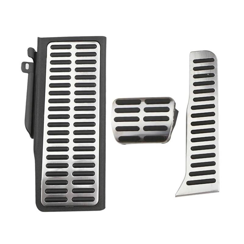 Fußstütze Bremse Für Golf 5 6 MK5 MK6 Für Scirocco CC Für Passat B6 B7 Fußstütze Bremspedal Bremsbeschleuniger Kraftstoffautopedale Pedalkappen Abdeckung(Style 3 at 3pcs) von KLKWSFGFZK