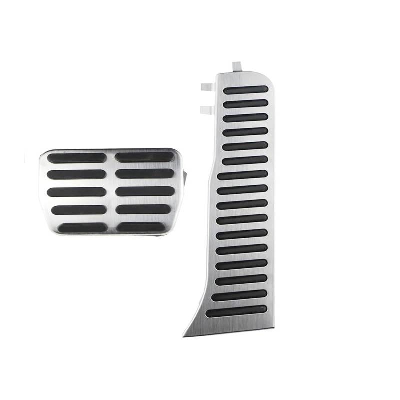 Fußstütze Bremse Für Q3 2012 2013 2014 2015 2016 2017 LHD Gaspedal Bremspedal Abdeckung Fall Auto Fußstütze Gaspedal Auto Pedalkappen Abdeckung(2pc at) von KLKWSFGFZK