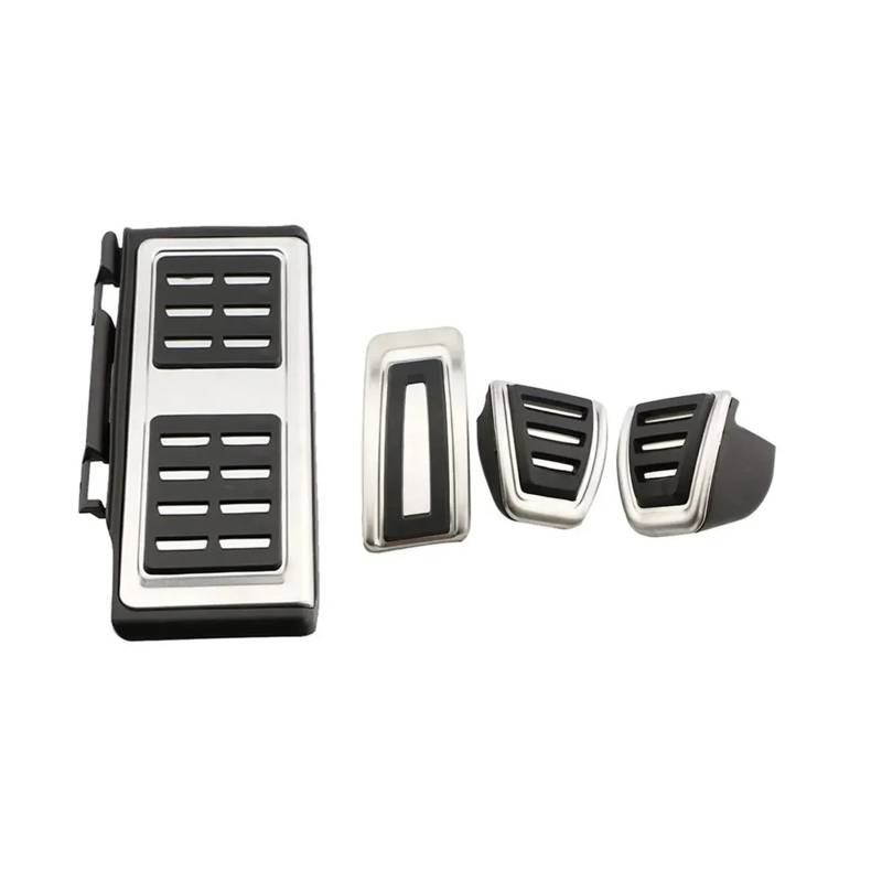 Fußstütze Bremse Für VW Für Passat B8 Für Variante 2016 2017 2018 2019 2020 2021 2022 2023 Gasbremse Fußstützenpolster Pedalabdeckung LHD Autopedale Pedalkappen Abdeckung(MT with Rest) von KLKWSFGFZK