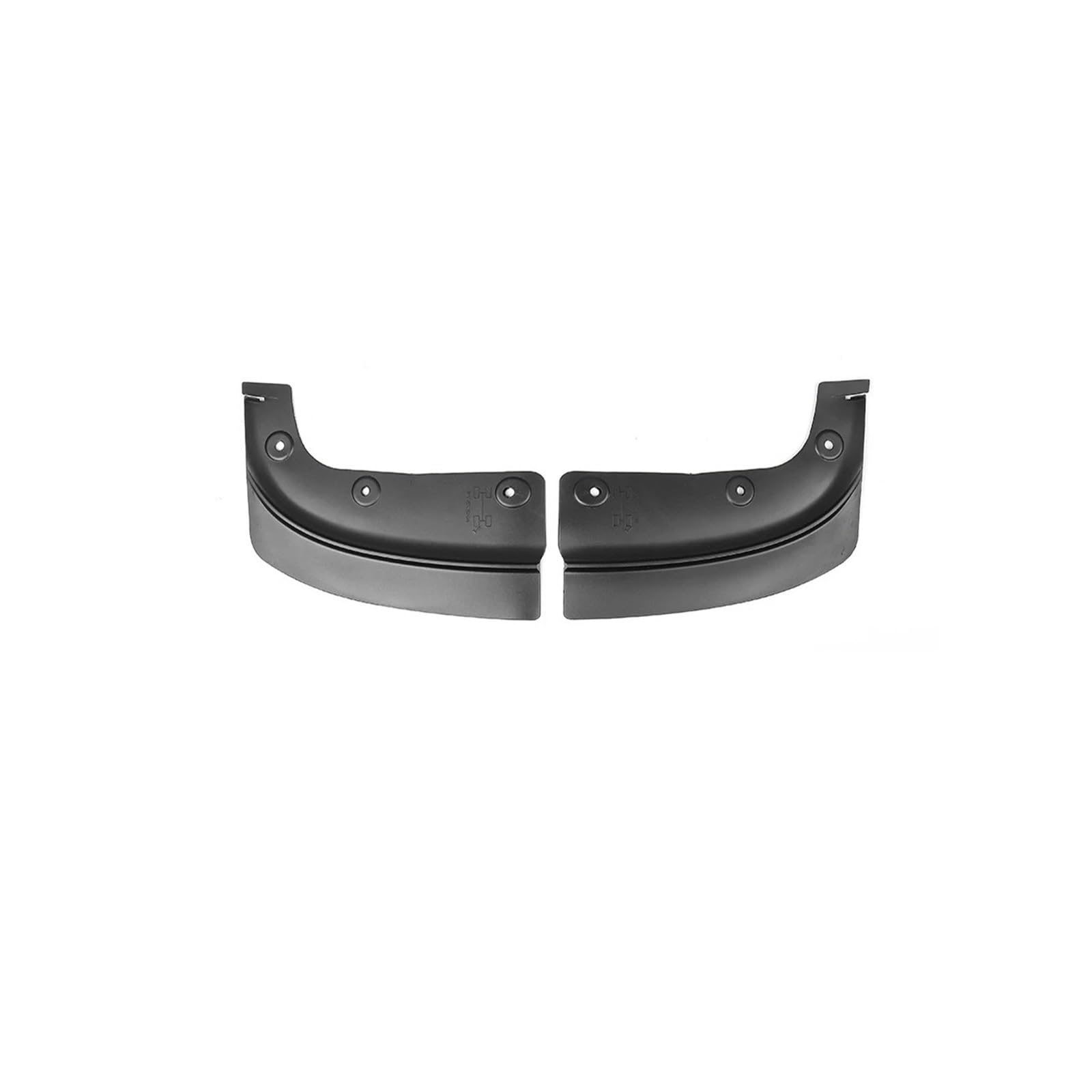 Stück Schmutzfänger Mud Flaps Für Tesla Für Modell Für Y 2020 2021 2022 2023 2024 Hinterrad-Schlammklappen-Schlammkotflügel-Kit Schlammklappe Spritzschutz(MY-EX39RW) von KLKWSFGFZK
