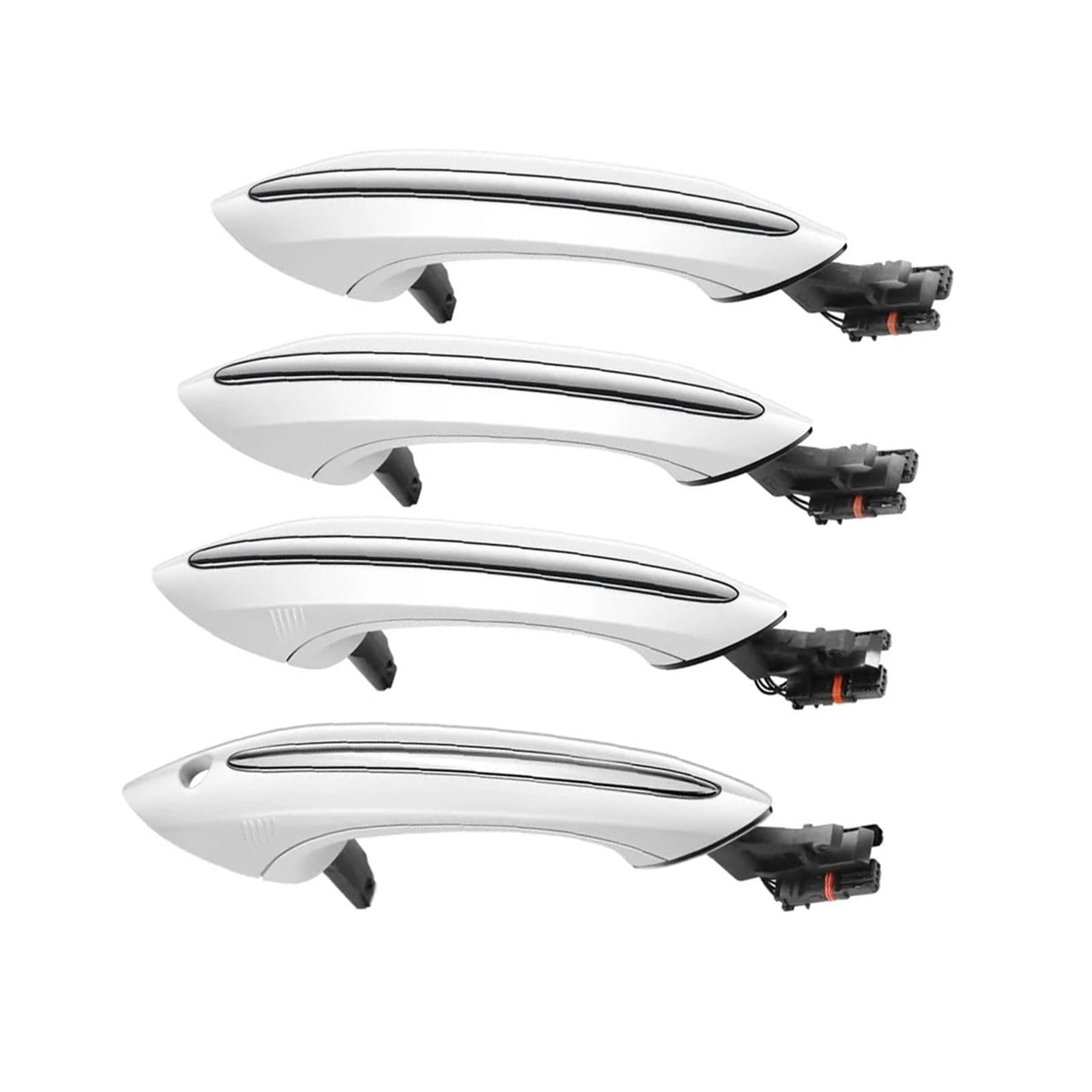 Türgriff Für Außen Fahrerseite Für 5 6 7 Serie F07 F10 F11 F06 F12 F13 F01 F02 4X Schwarz Außerhalb Außentür Griff Set 51217231931 51217231934 Türgriff Beifahrerseite(White) von KLKWSFGFZK
